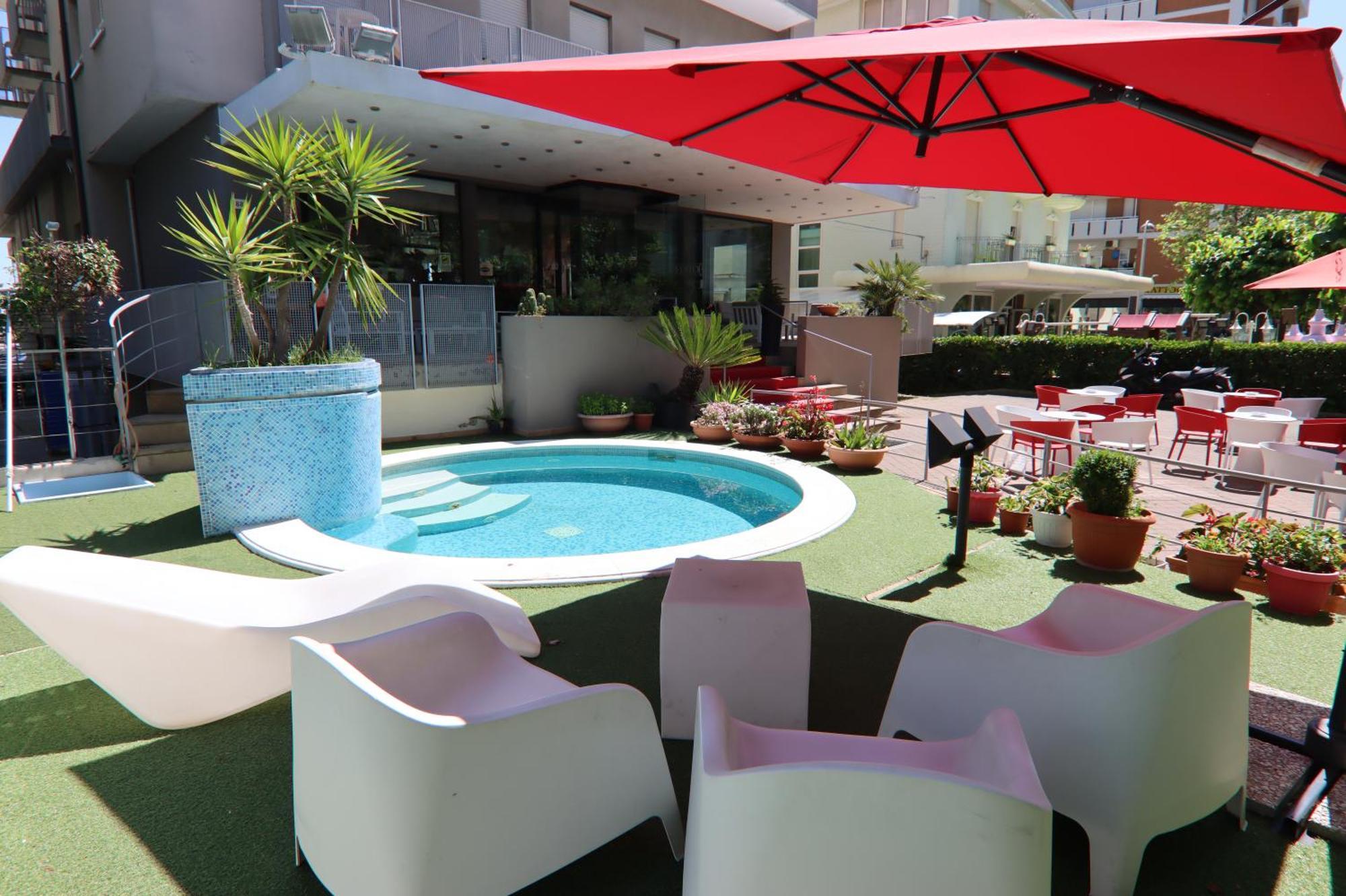 Hotel Derby Rimini Exterior foto